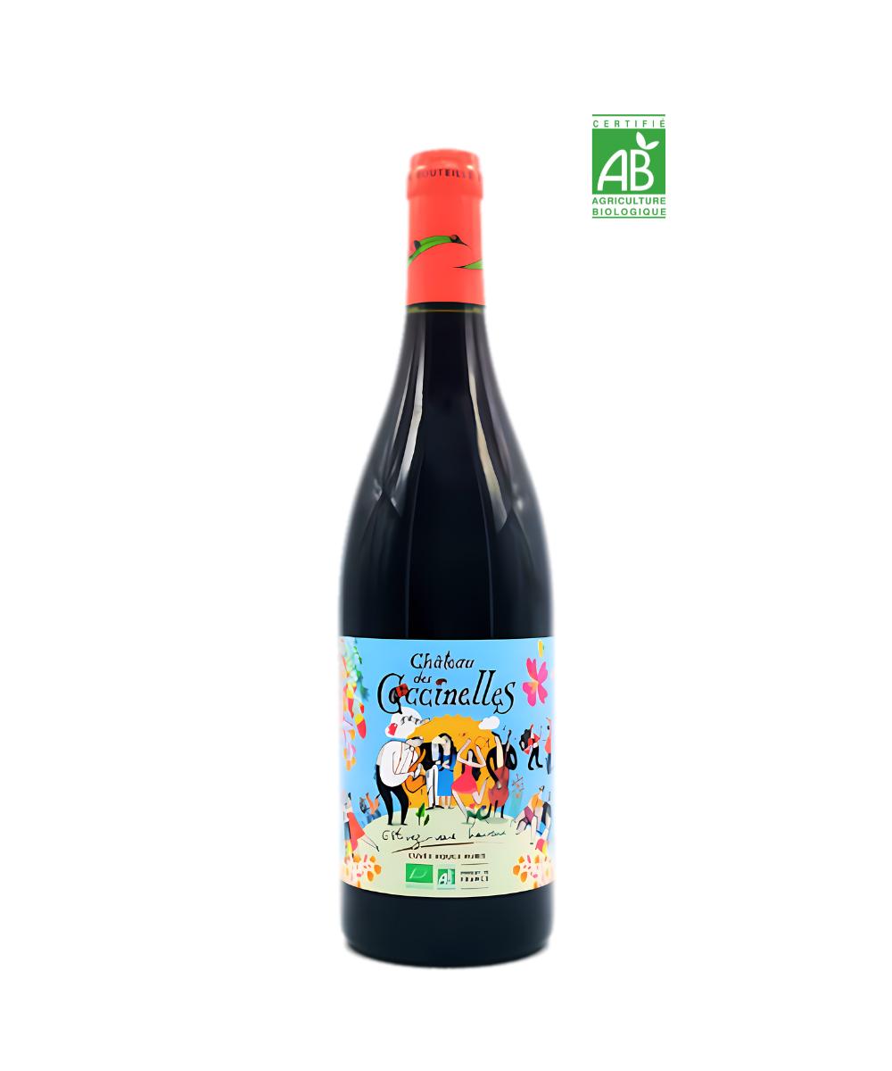 Château des Coccinelles - Vin rouge rubis - Vin biologique vegan - AOP Côtes du Rhône (Gard) (30)