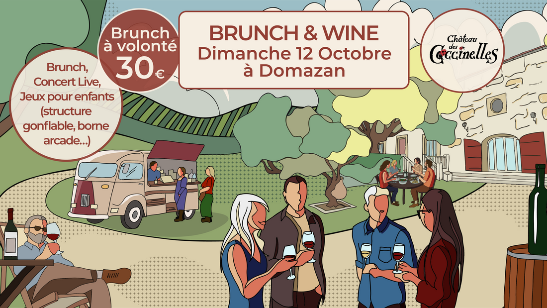 Brunch & Wine au Château des Coccinelles : Une Célébration de Fin des Vendanges ! - 12 octobre 2025