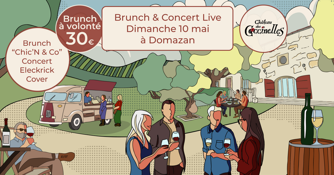 Brunch & Concert Dimanche 10 Mai dans le Gard | Près d'Avignon, Nîmes & du Pont du Gard