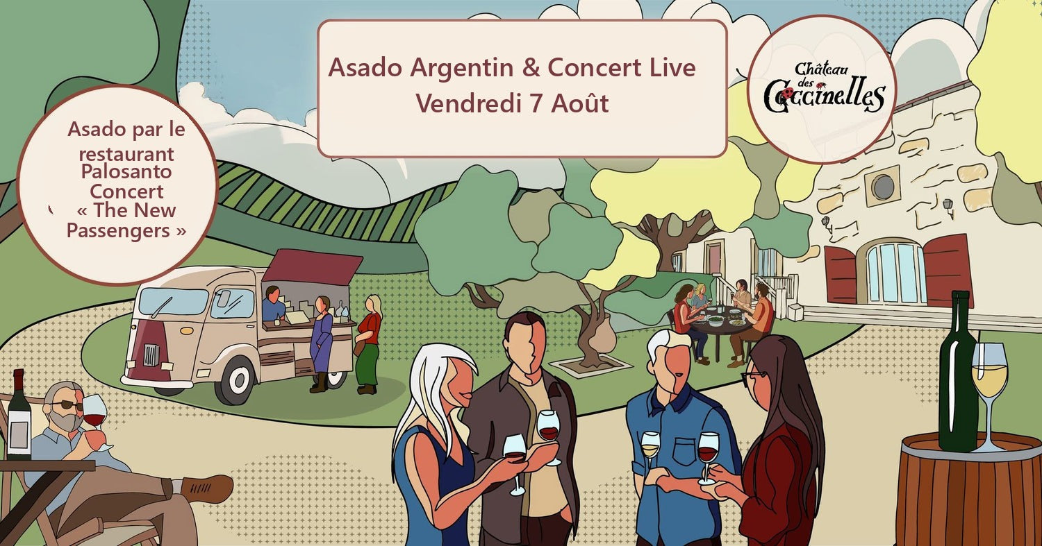 Asado Argentin & Concert The New Passengers - 7 août 2026