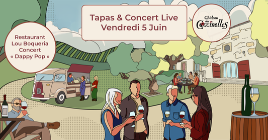Soirée Tapas & Concert Live - Lou Bouqueria & Daddy Pop au Château des Coccinelles - 5 juin 2026