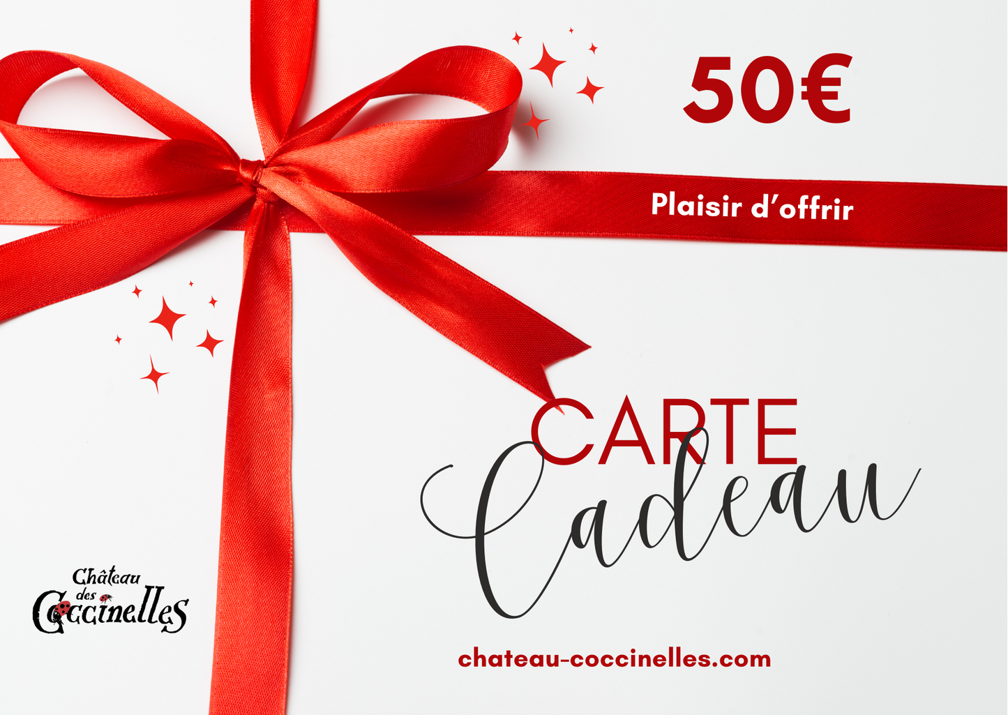 Carte cadeau sur nos vins et activités oenotouristiques