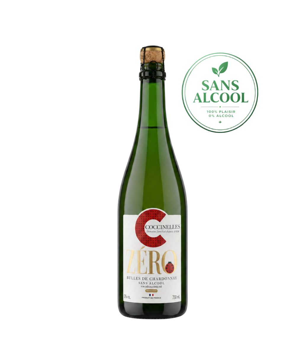 Coccinelles Zéro – Bulles de Chardonnay sans alcool - Coccinelles