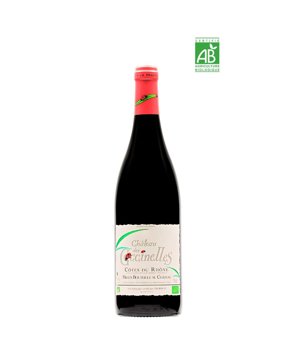 Château des Coccinelles - Vin rouge  -  Vin biologique vegan - AOP Côtes du Rhône (Gard) (30)