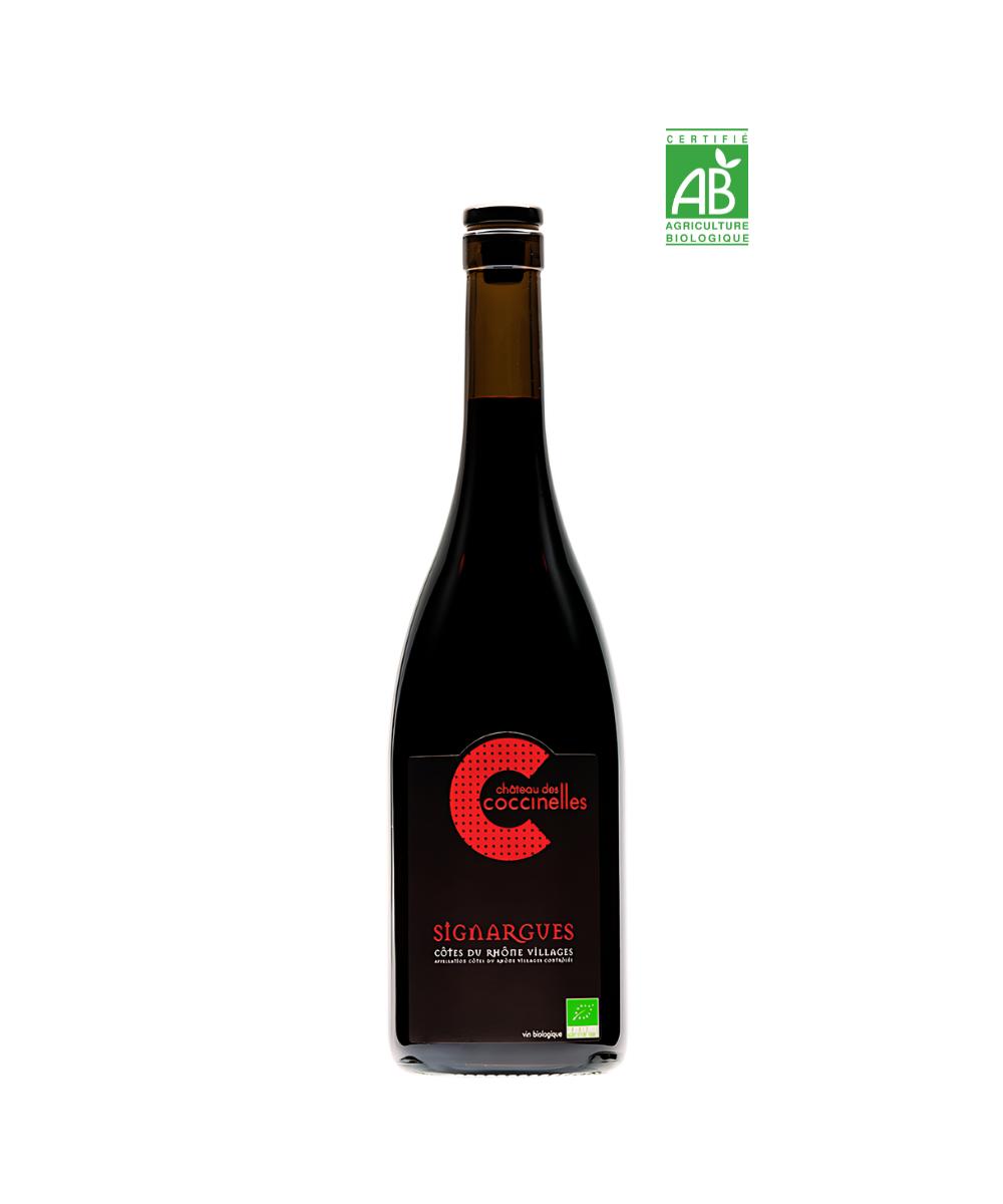 Château des Coccinelles - Vin rouge - Signargues -  Vin biologique vegan - AOP Côtes du Rhône (Gard) (30)